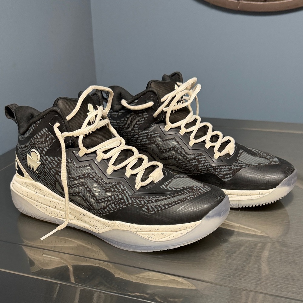 Black and White Athletic Shoes